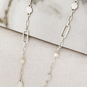ENVY PEARL & LINK NECKLACE