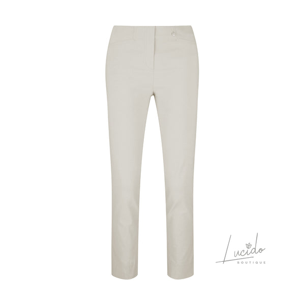 ROBELL ROSE 09 TROUSER IN STONE GREY 92