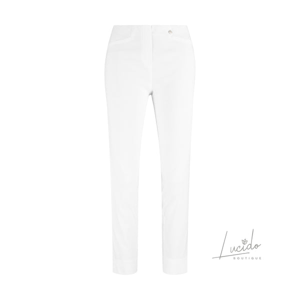 ROBELL ROSE 09 TROUSER IN WHITE 10