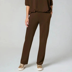 DECK SLIM LEISURE JOGGER TROUSERS CHOKO