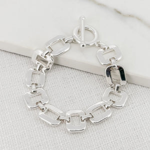 ENVY SILVER OPEN LINK BRACELET