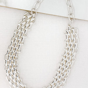 ENVY POPCORN CHAIN SHORT NECKLACE