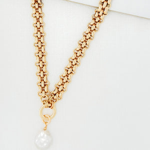 ENVY POPCORN PEARL CHAIN GOLD