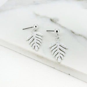 ENVY PALM LEAF DROP EARRINGS