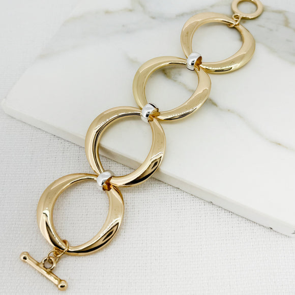 ENVY GOLD HOOP BRACELET