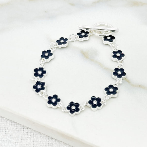ENVY BLACK DAISY BRACELET