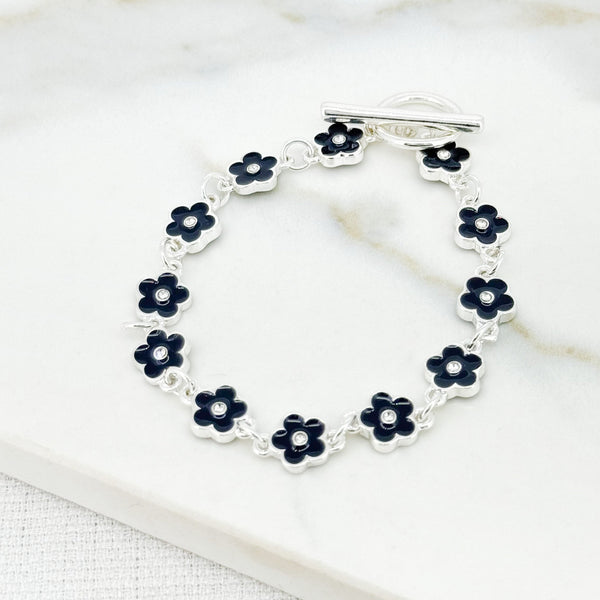 ENVY BLACK DAISY BRACELET