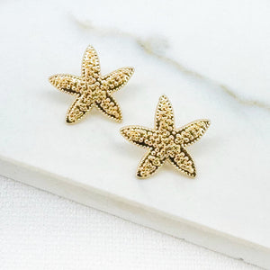 ENVY GOLD STARFISH EARRINGS