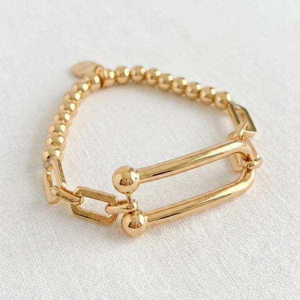 ENVY SNAFFLE BIT BAR BRACELET