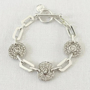 ENVY SPARKLE DISC LINK BRACELET