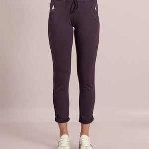 D.E.C.K ZIP JOGGER PANTS MULBERRY