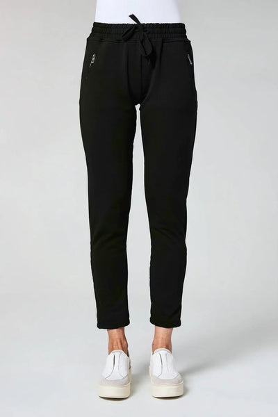 DECK ZIP JOGGER PANTS BLACK
