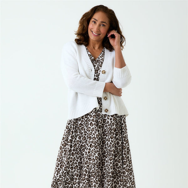 DREAMS COTTON MIX BOYFRIEND MIX CARDIGAN