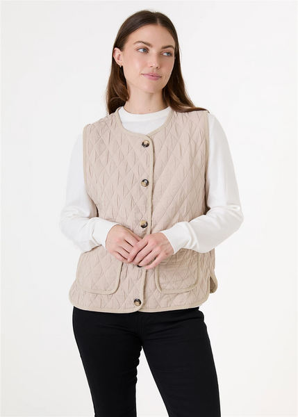 DREAMS DIAMOND QUILTED GILET