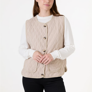 DREAMS DIAMOND QUILTED GILET