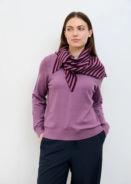DREAMS STRIPE KNITTED SCARF