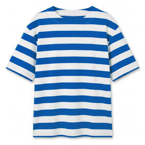 DREAMS COTTON STRIPE T-SHIRT ROYAL