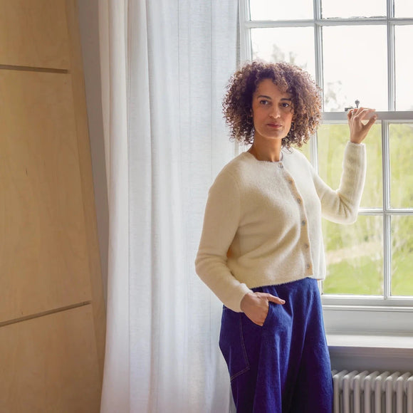 CHALK MARY CARDIGAN IVORY