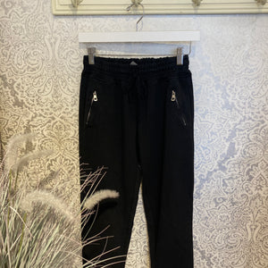 D.E.C.K ZIP JOGGER PANTS BLACK