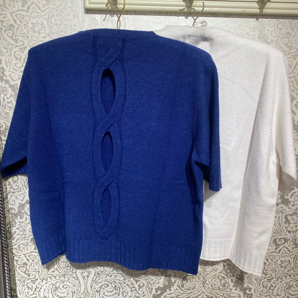 ORLA CABLE BACK KNIT