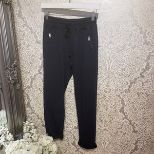 D.E.C.K ZIP JOGGER PANTS NAVY