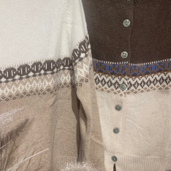 HARRIET KNITTED WOOL & CASHMERE MIX CARDIGAN