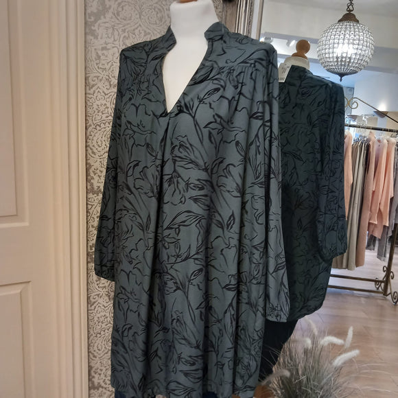 DREAMS BOTANICAL LINES SHIRT IN SLATE