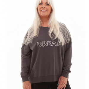 DREAMS DREAM SWEATSHIRT IN SLATE