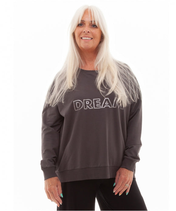 DREAMS DREAM SWEATSHIRT IN SLATE