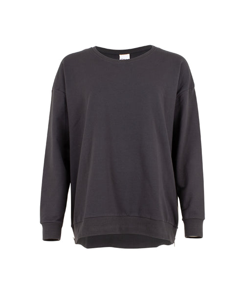 DREAMS ZIP SWEATSHIRT IN SLATE