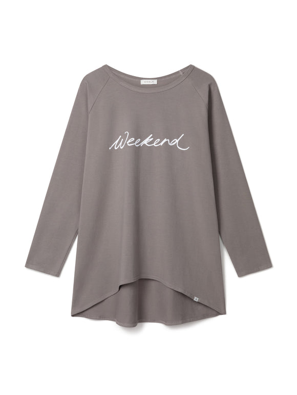 CHALK ROBYN WEEKEND TOP IN MOUSE